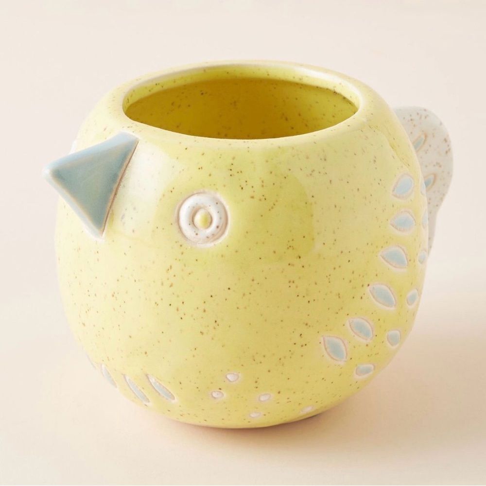 ANTHROPOLOGIE Bird Garden Pot NWT